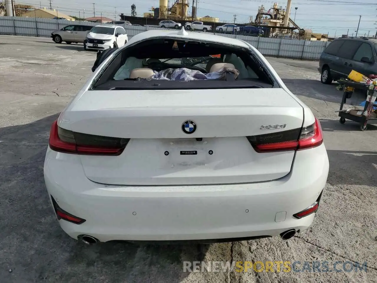 6 fotografías del automóvil dañado 3MW5R1J01L8B07758 BMW 3 SERIES 2020