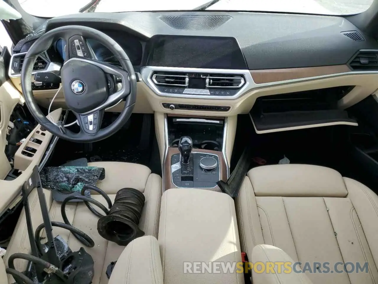 8 fotografías del automóvil dañado 3MW5R1J01L8B07758 BMW 3 SERIES 2020