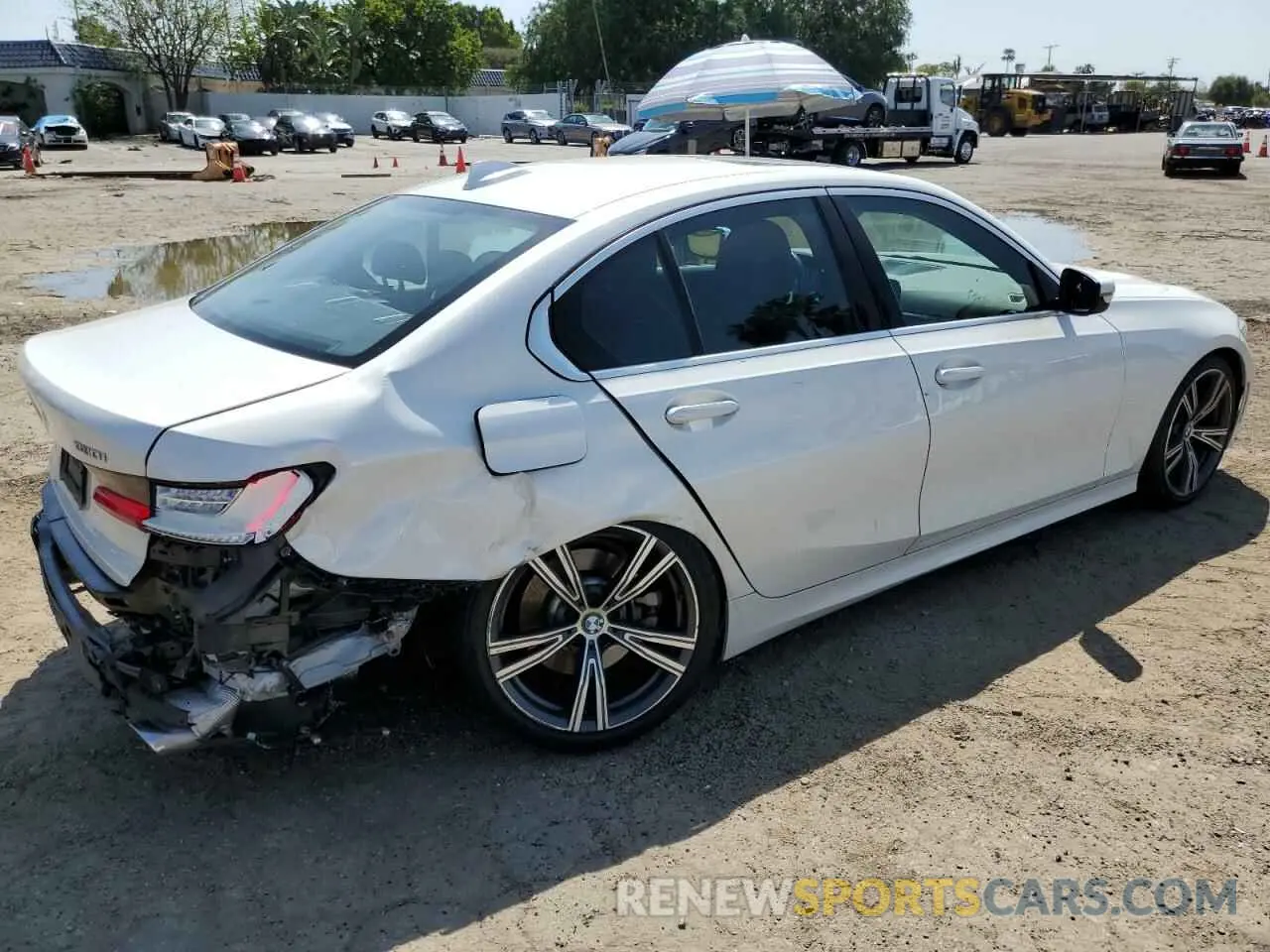 3 fotografías del automóvil dañado 3MW5R1J01L8B10238 BMW 3 SERIES 2020