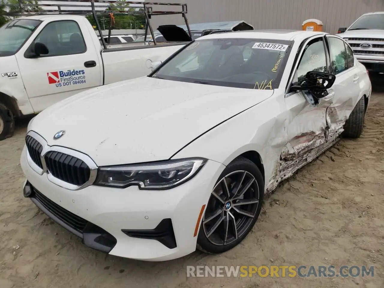 2 fotografías del automóvil dañado 3MW5R1J01L8B16234 BMW 3 SERIES 2020