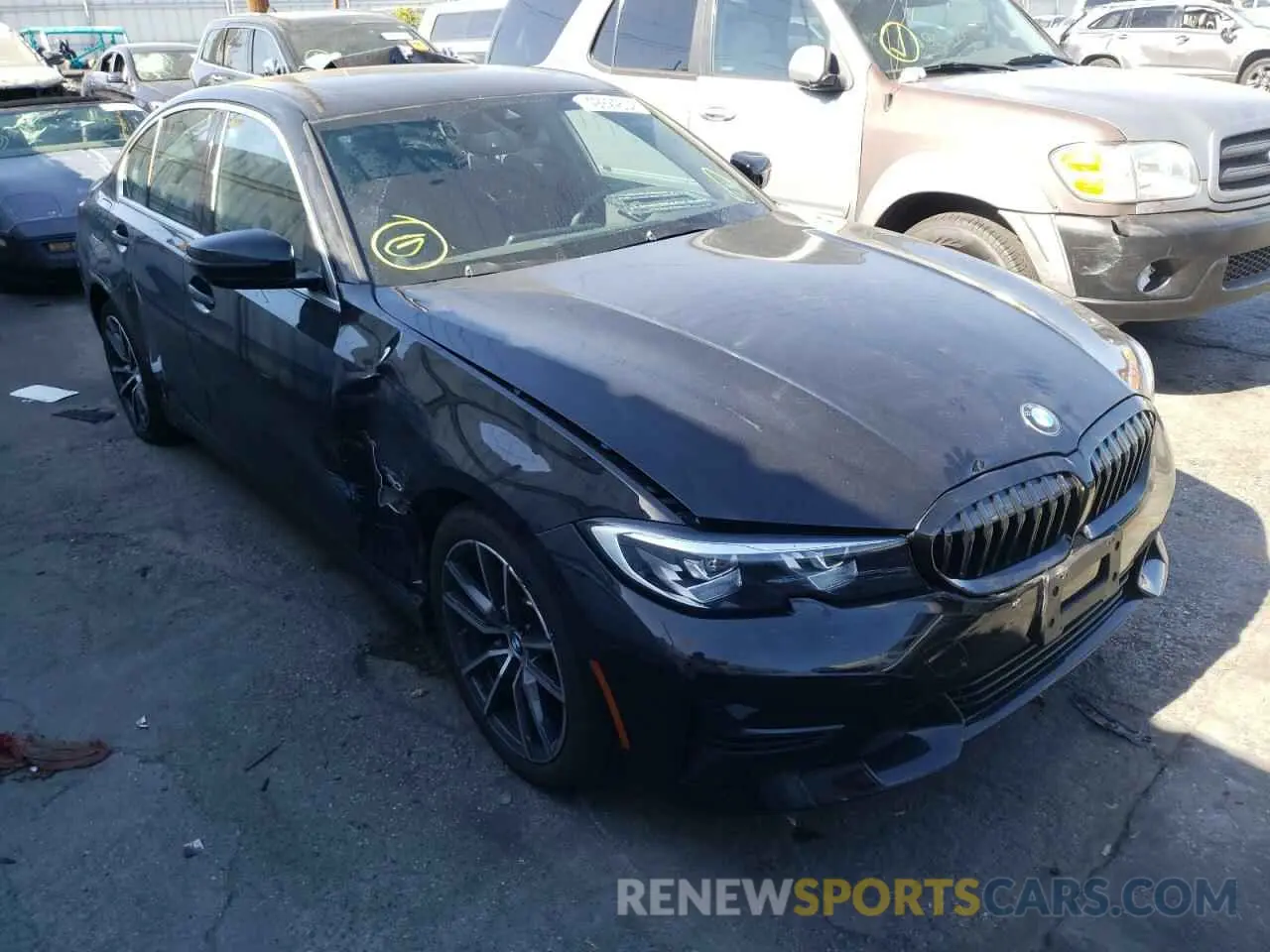 1 fotografías del automóvil dañado 3MW5R1J01L8B18971 BMW 3 SERIES 2020