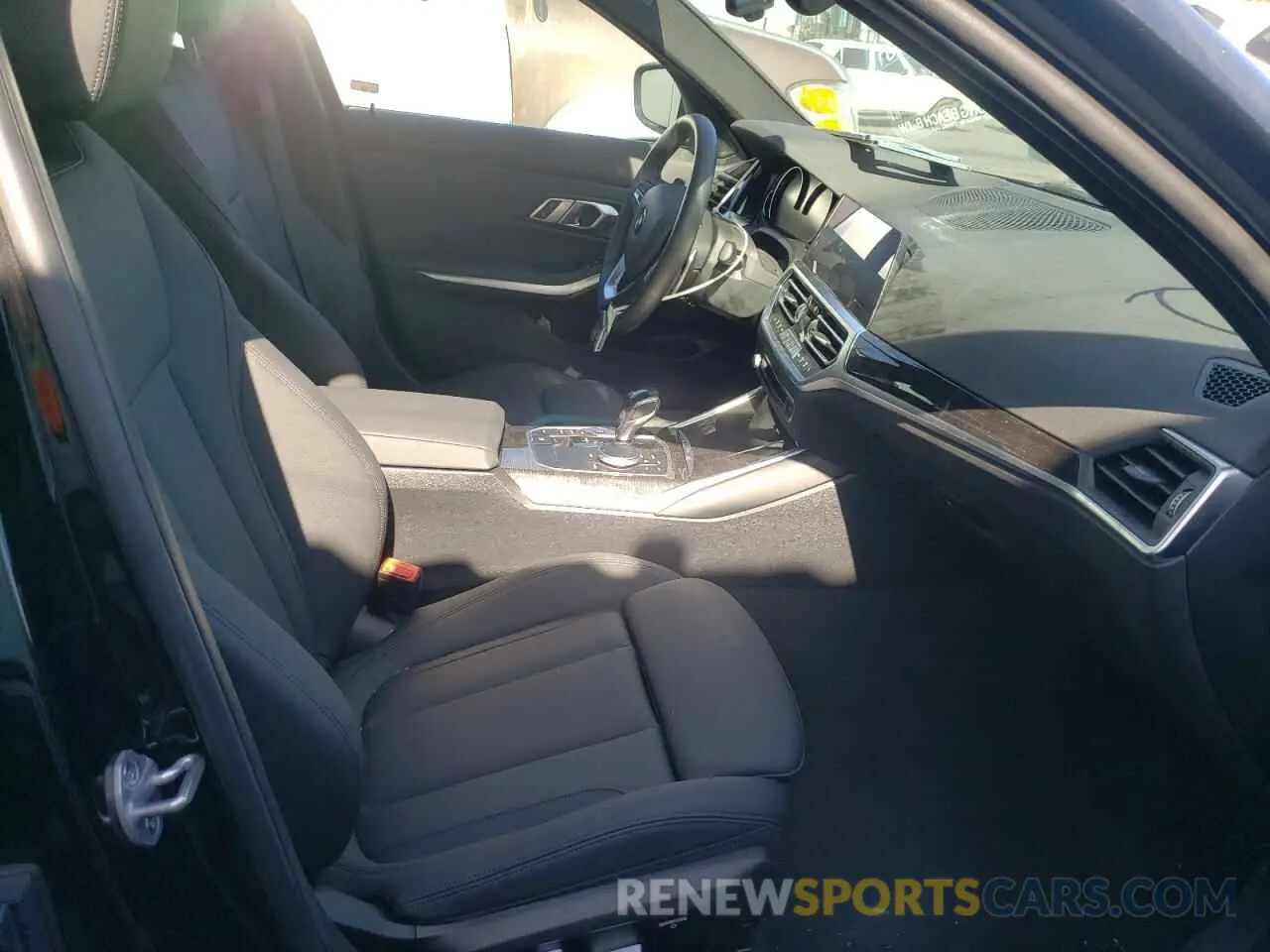 5 fotografías del automóvil dañado 3MW5R1J01L8B18971 BMW 3 SERIES 2020