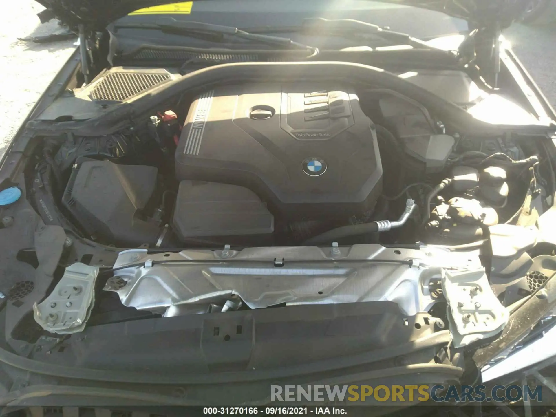 10 fotografías del automóvil dañado 3MW5R1J01L8B31929 BMW 3 SERIES 2020