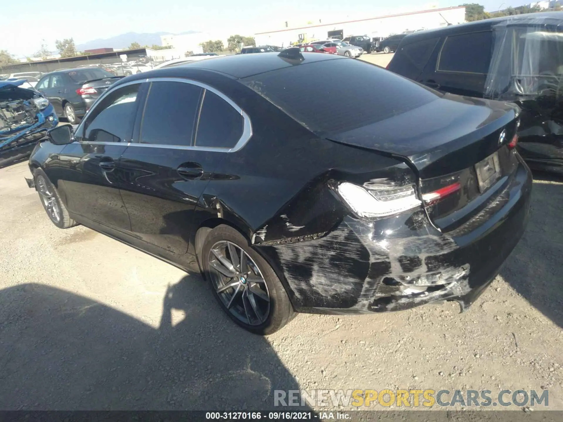 3 fotografías del automóvil dañado 3MW5R1J01L8B31929 BMW 3 SERIES 2020