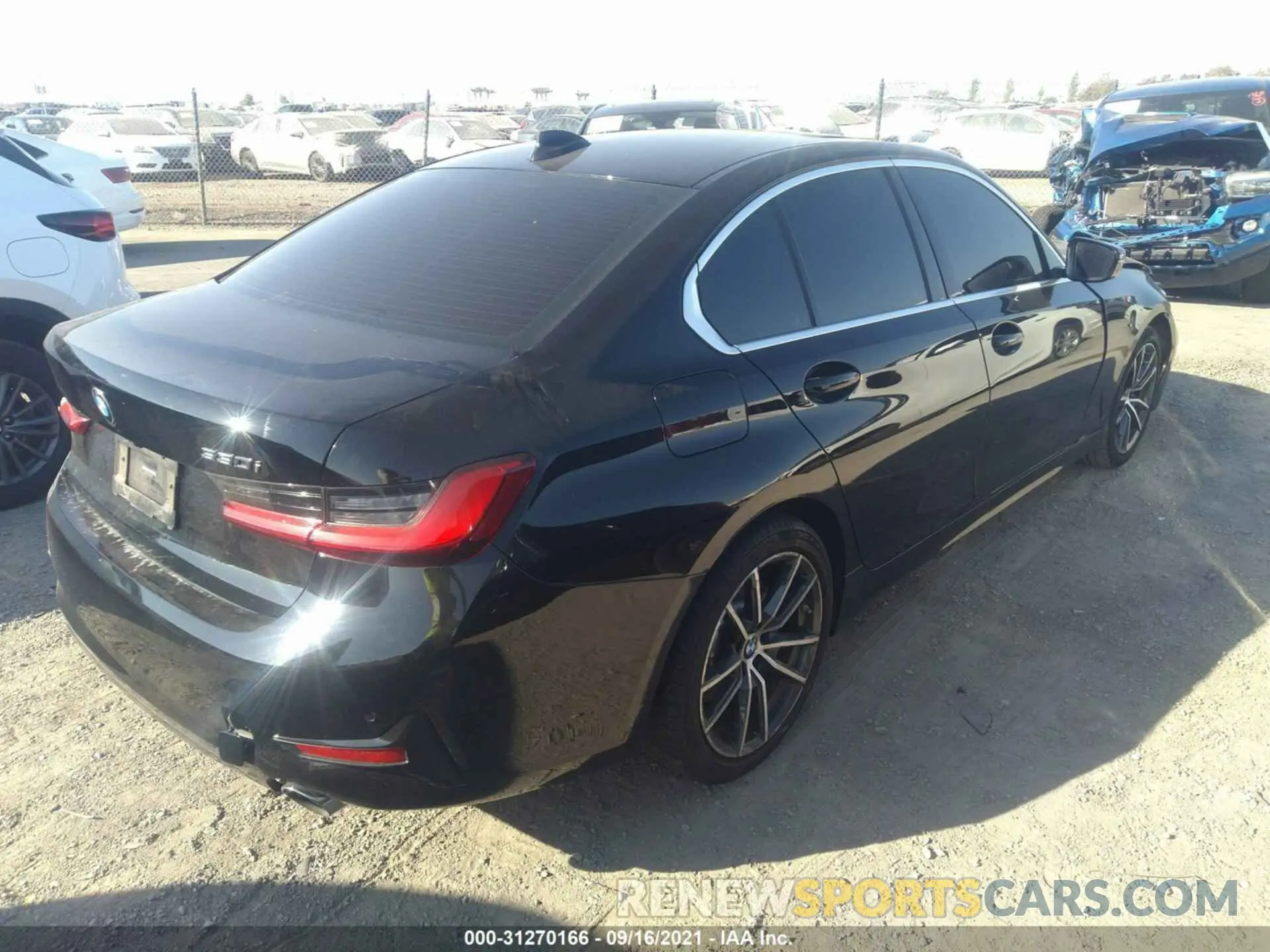 4 fotografías del automóvil dañado 3MW5R1J01L8B31929 BMW 3 SERIES 2020