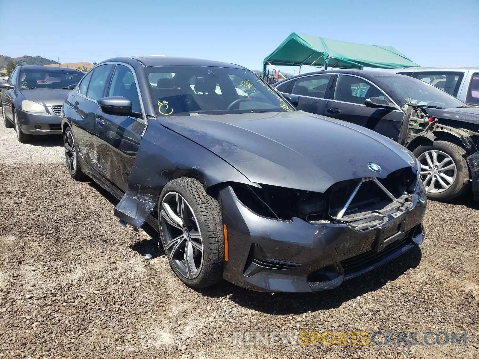 1 fotografías del automóvil dañado 3MW5R1J01L8B41411 BMW 3 SERIES 2020