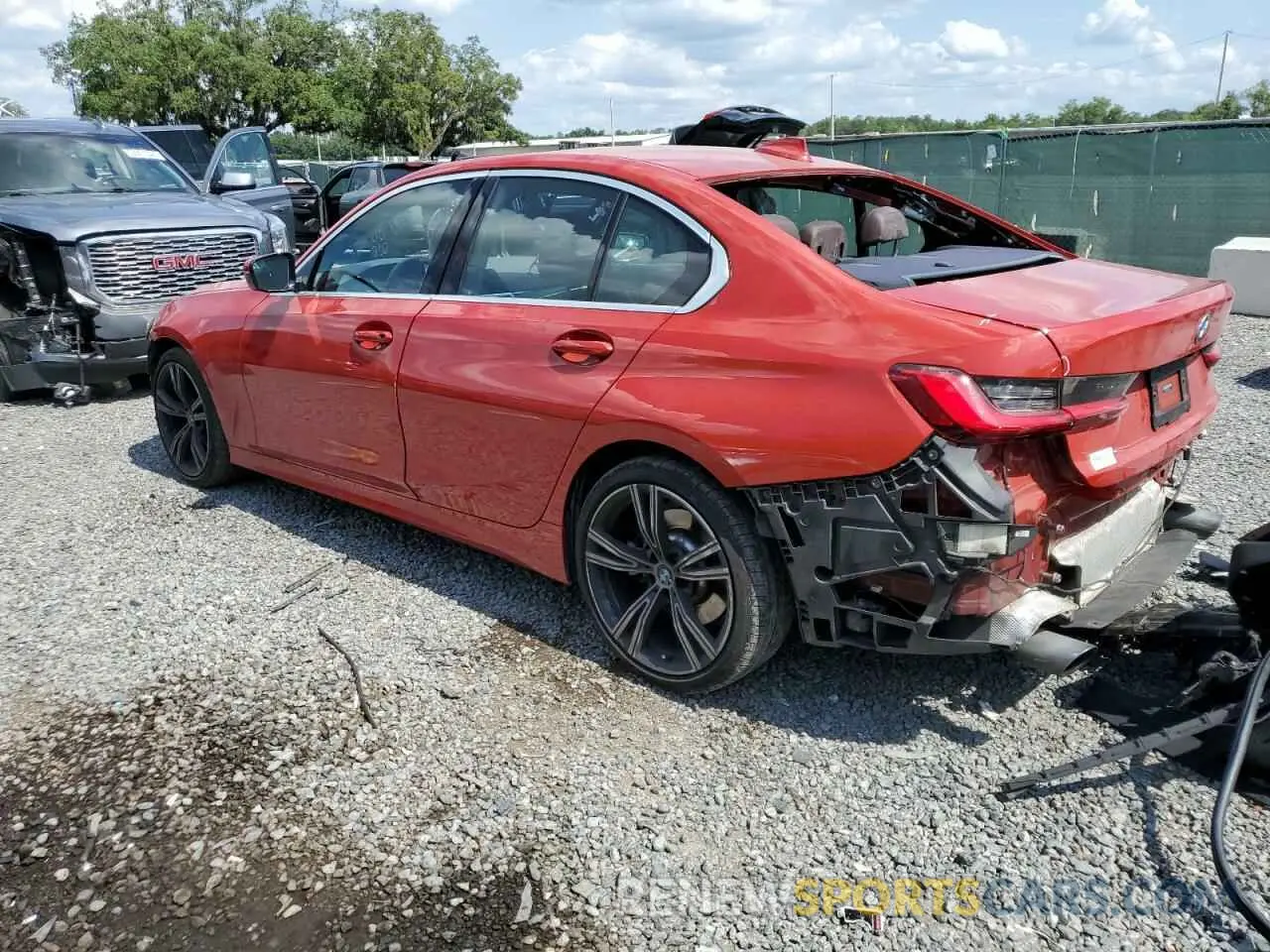 2 fotografías del automóvil dañado 3MW5R1J01L8B44177 BMW 3 SERIES 2020