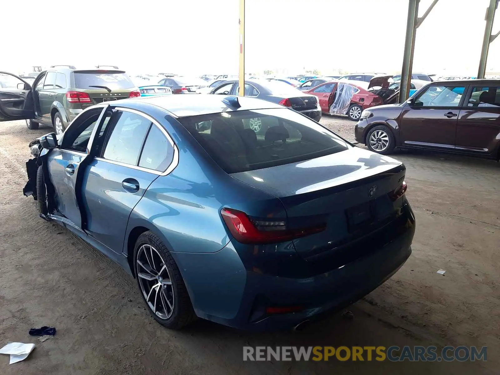 3 fotografías del automóvil dañado 3MW5R1J02L8B23838 BMW 3 SERIES 2020