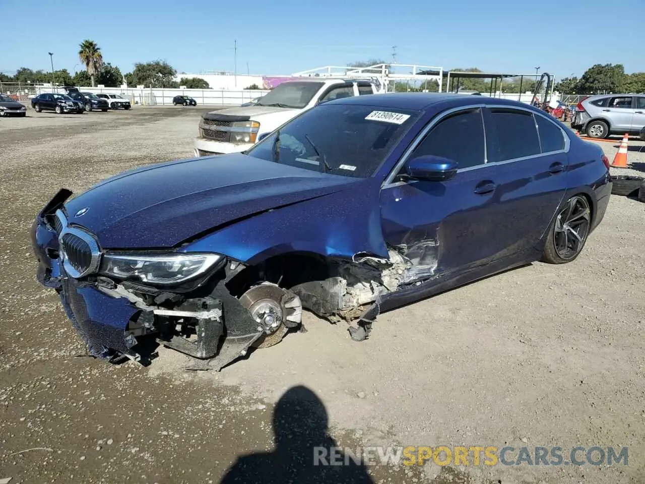 1 fotografías del automóvil dañado 3MW5R1J02L8B42793 BMW 3 SERIES 2020