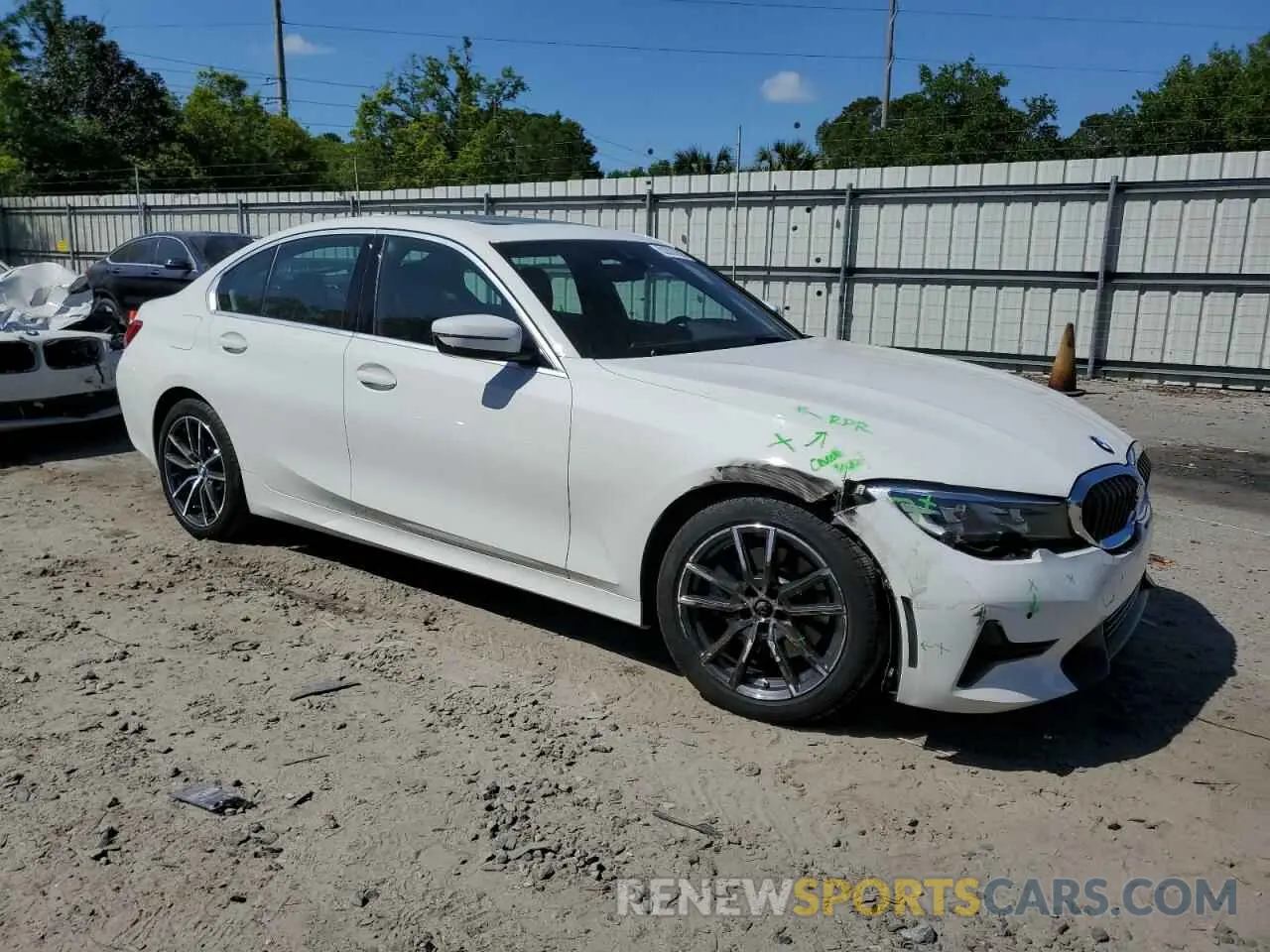 4 fotografías del automóvil dañado 3MW5R1J03L8B06515 BMW 3 SERIES 2020