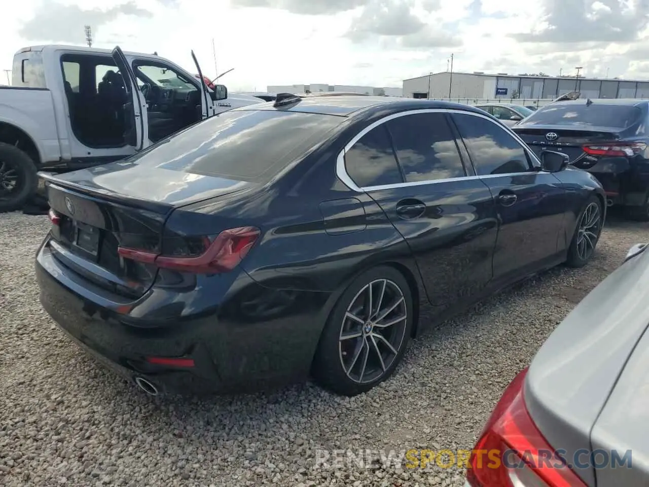3 fotografías del automóvil dañado 3MW5R1J03L8B17658 BMW 3 SERIES 2020