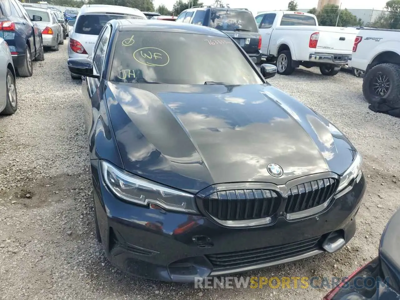 5 fotografías del automóvil dañado 3MW5R1J03L8B17658 BMW 3 SERIES 2020