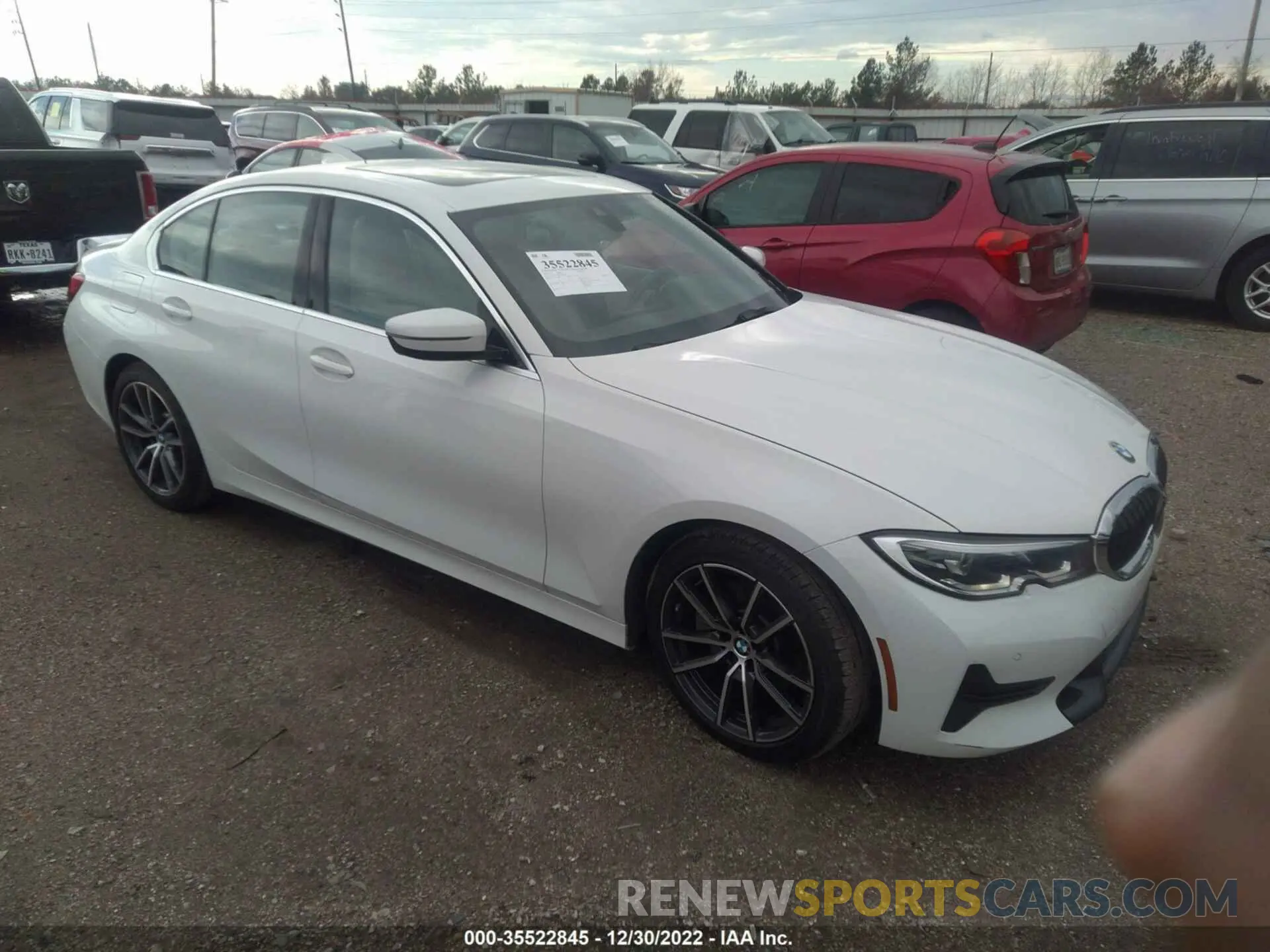 1 fotografías del automóvil dañado 3MW5R1J03L8B21306 BMW 3 SERIES 2020
