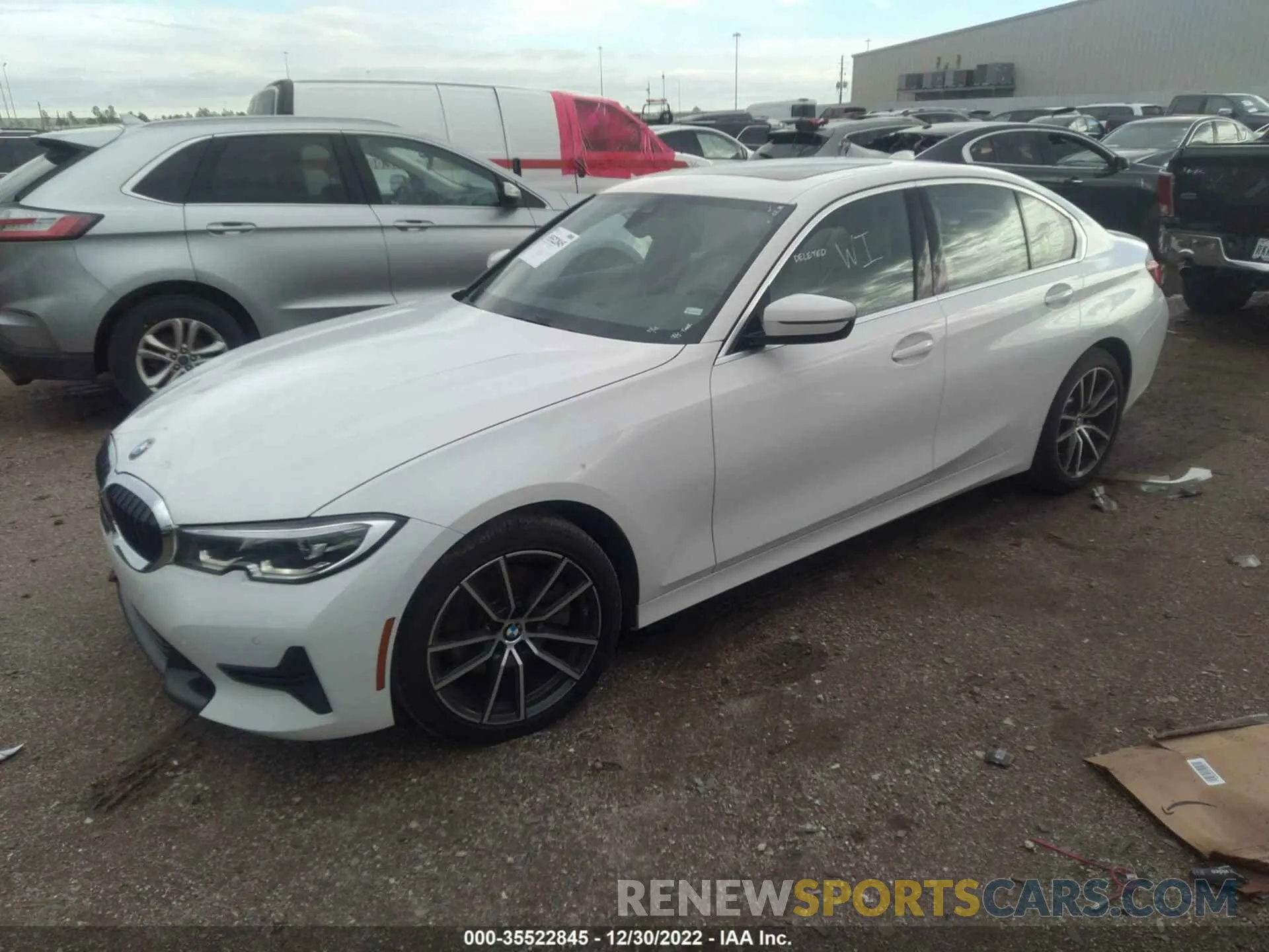 2 fotografías del automóvil dañado 3MW5R1J03L8B21306 BMW 3 SERIES 2020