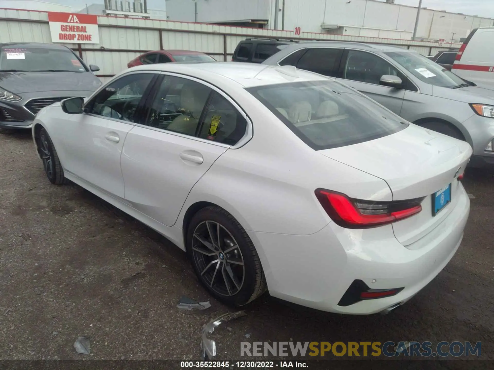 3 fotografías del automóvil dañado 3MW5R1J03L8B21306 BMW 3 SERIES 2020