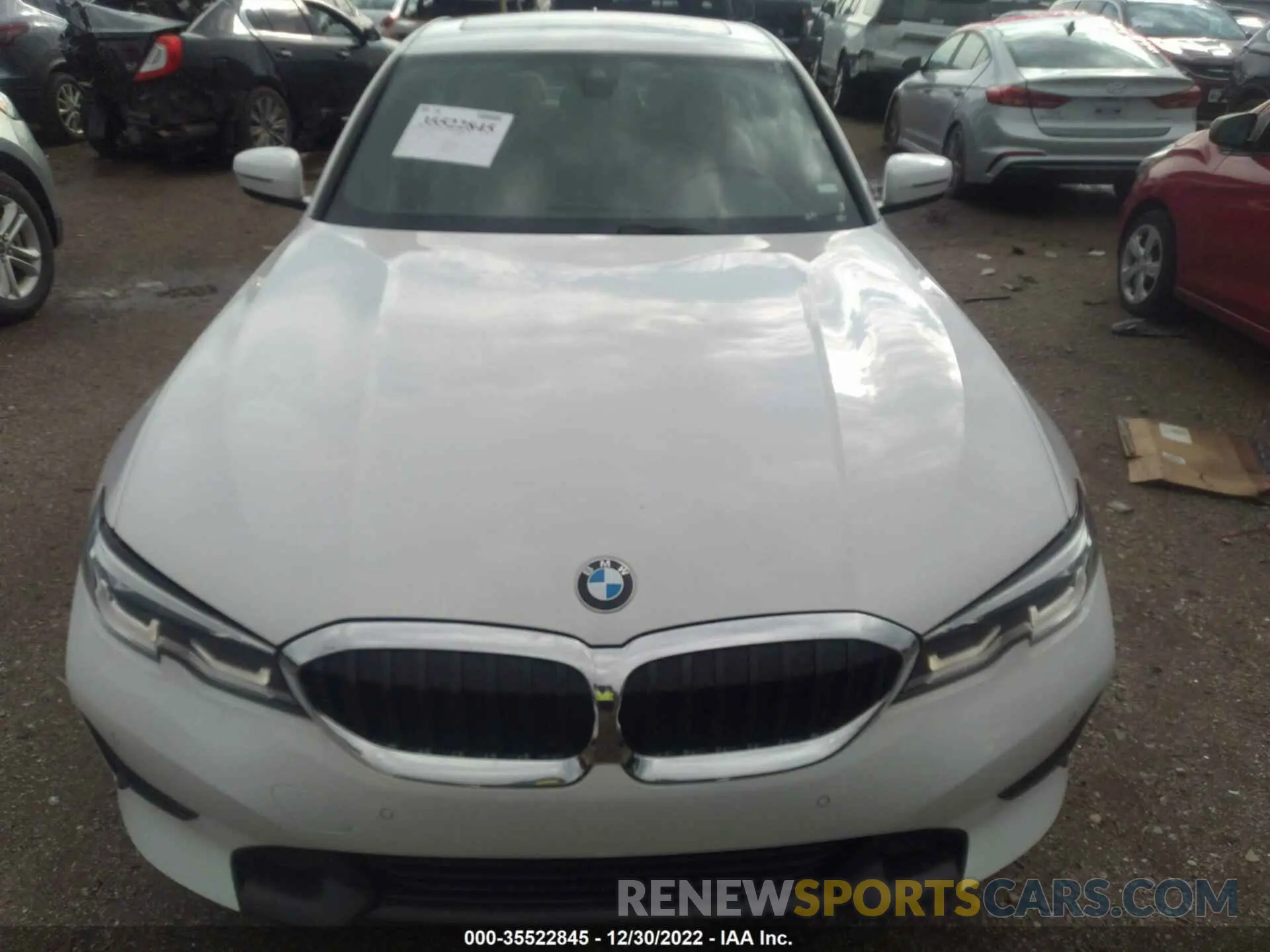 6 fotografías del automóvil dañado 3MW5R1J03L8B21306 BMW 3 SERIES 2020