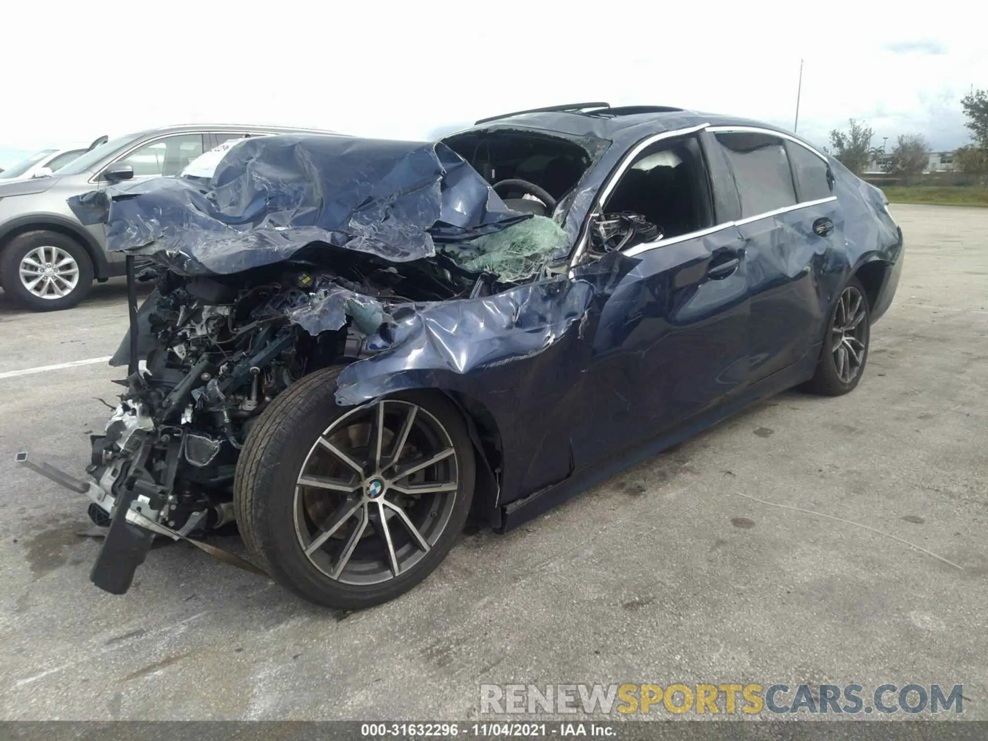 2 fotografías del automóvil dañado 3MW5R1J03L8B24870 BMW 3 SERIES 2020