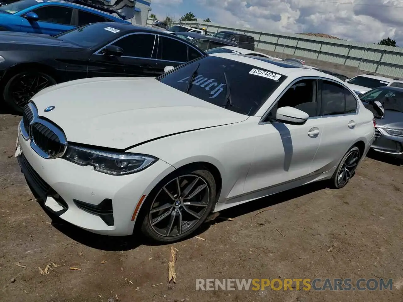 1 fotografías del automóvil dañado 3MW5R1J03L8B27509 BMW 3 SERIES 2020