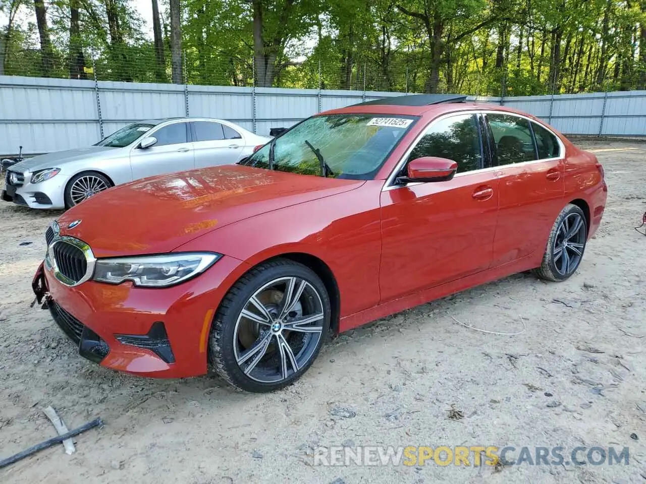 1 fotografías del automóvil dañado 3MW5R1J03L8B44245 BMW 3 SERIES 2020