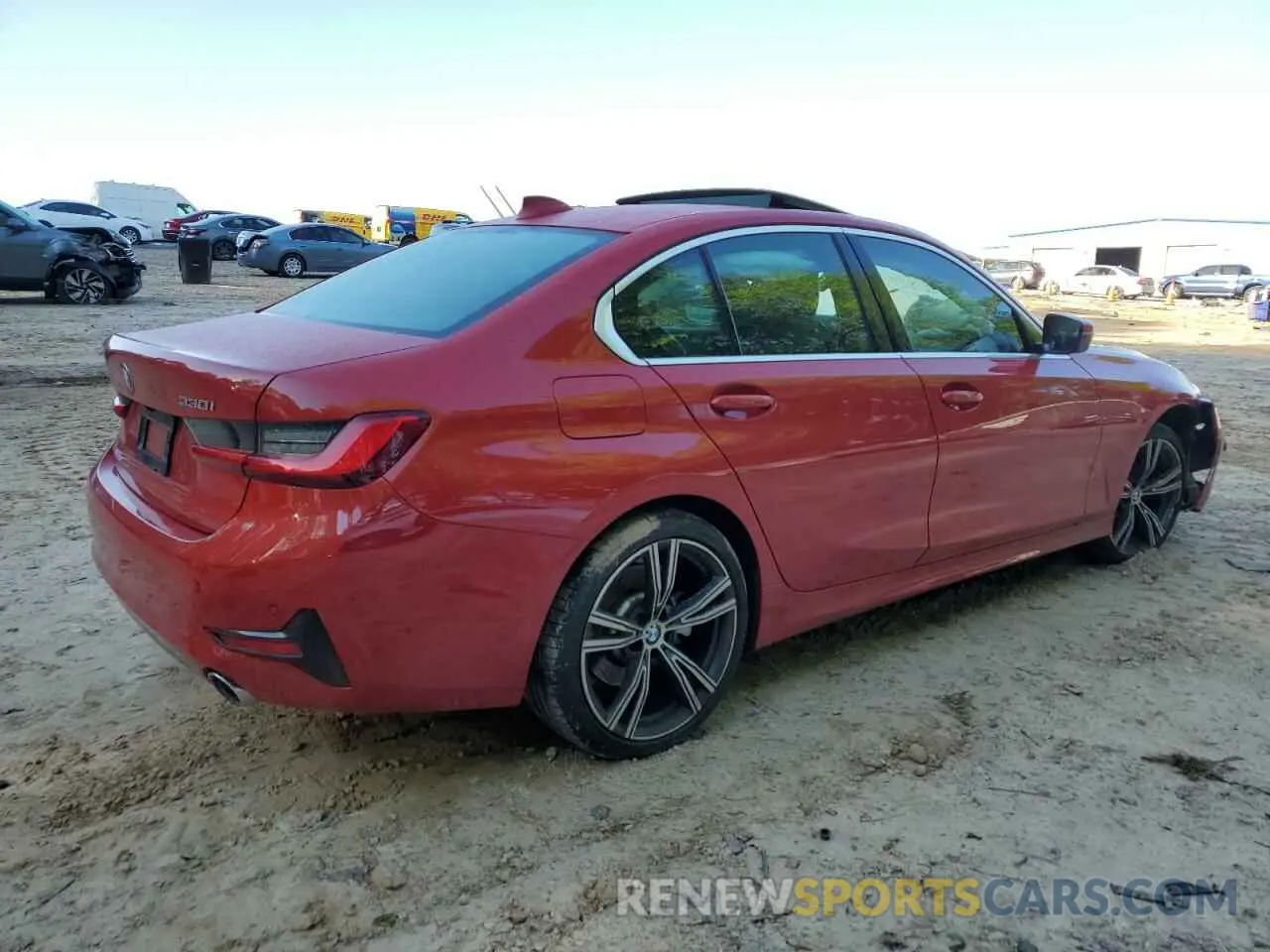 3 fotografías del automóvil dañado 3MW5R1J03L8B44245 BMW 3 SERIES 2020