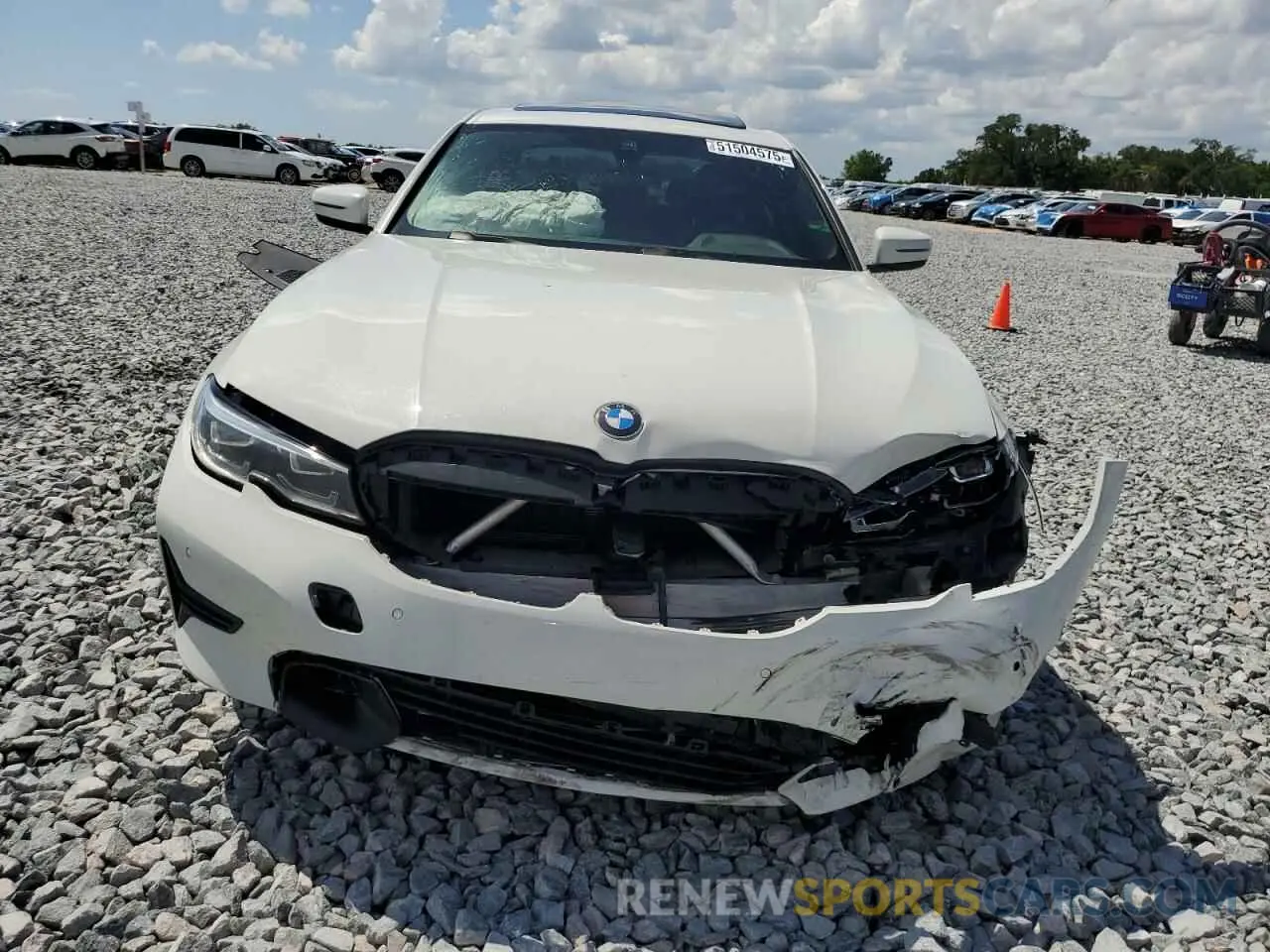 5 fotografías del automóvil dañado 3MW5R1J04L8B04952 BMW 3 SERIES 2020