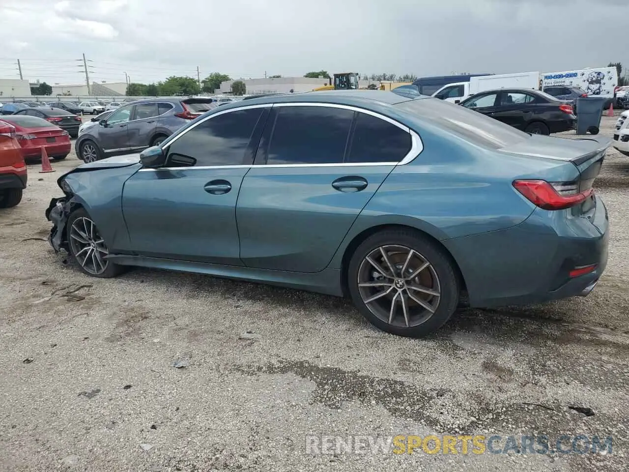 2 fotografías del automóvil dañado 3MW5R1J04L8B20665 BMW 3 SERIES 2020
