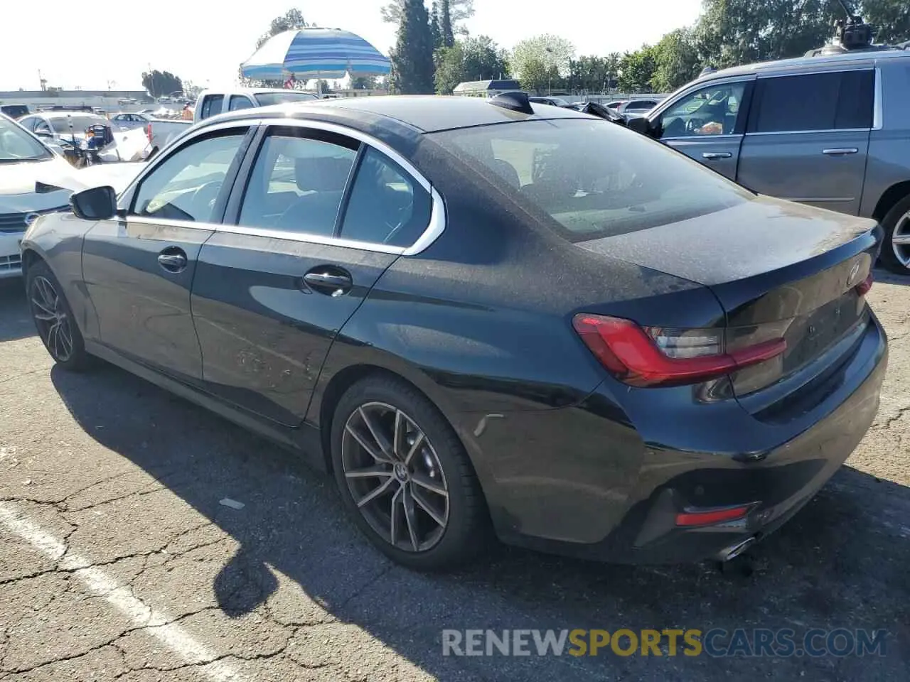 2 fotografías del automóvil dañado 3MW5R1J04L8B26370 BMW 3 SERIES 2020