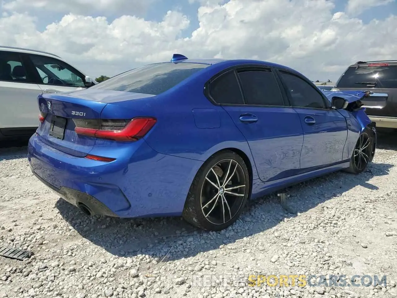 3 fotografías del automóvil dañado 3MW5R1J04L8B42553 BMW 3 SERIES 2020