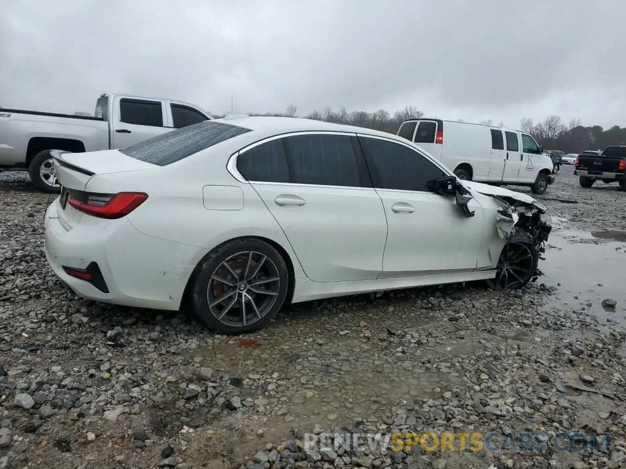 3 fotografías del automóvil dañado 3MW5R1J04L8B46490 BMW 3 SERIES 2020