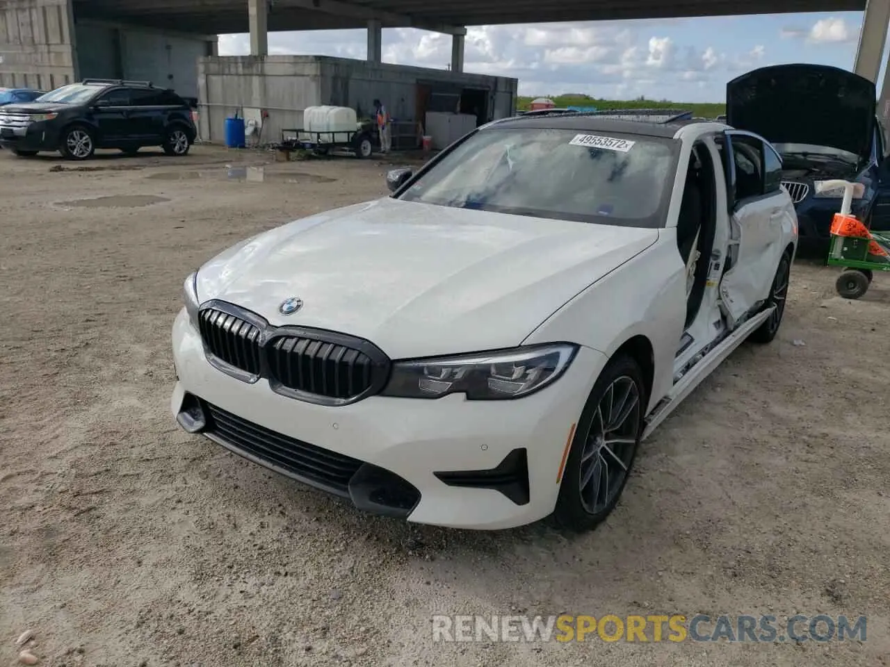 2 fotografías del automóvil dañado 3MW5R1J05L8B05883 BMW 3 SERIES 2020