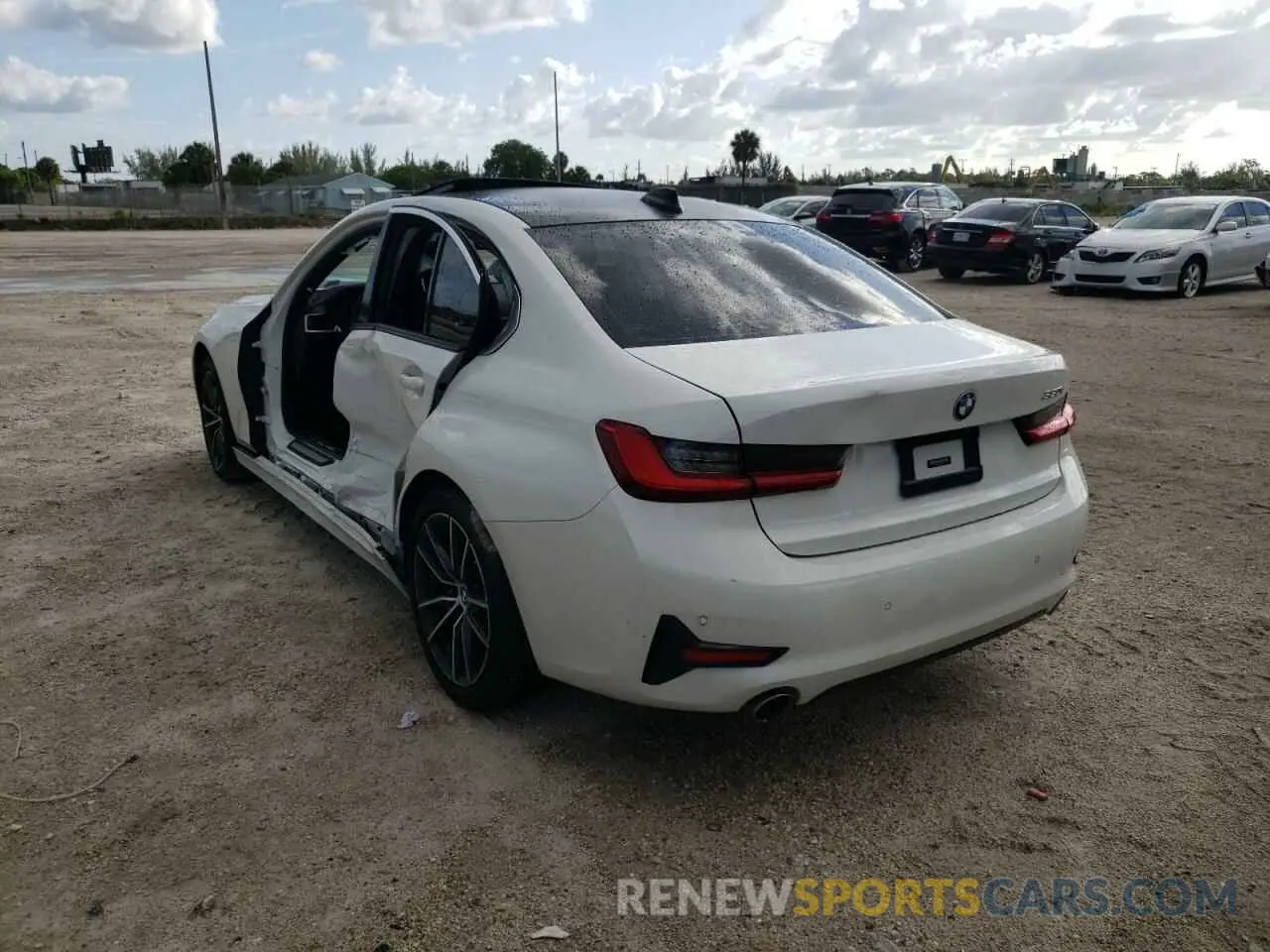 3 fotografías del automóvil dañado 3MW5R1J05L8B05883 BMW 3 SERIES 2020