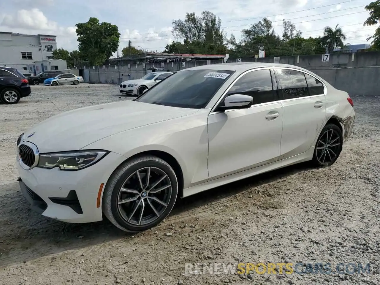 1 fotografías del automóvil dañado 3MW5R1J05L8B07956 BMW 3 SERIES 2020