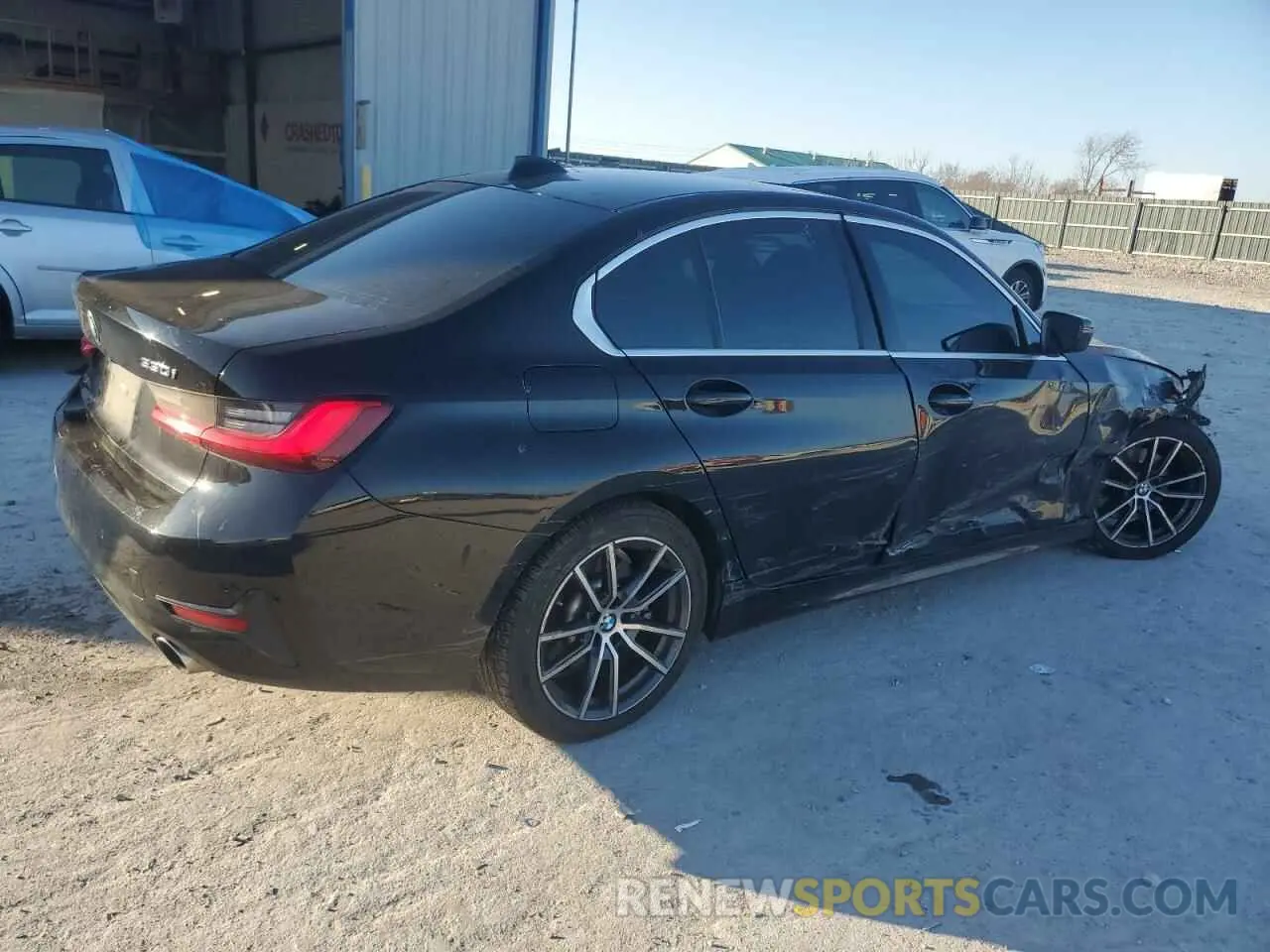 3 fotografías del automóvil dañado 3MW5R1J05L8B22103 BMW 3 SERIES 2020