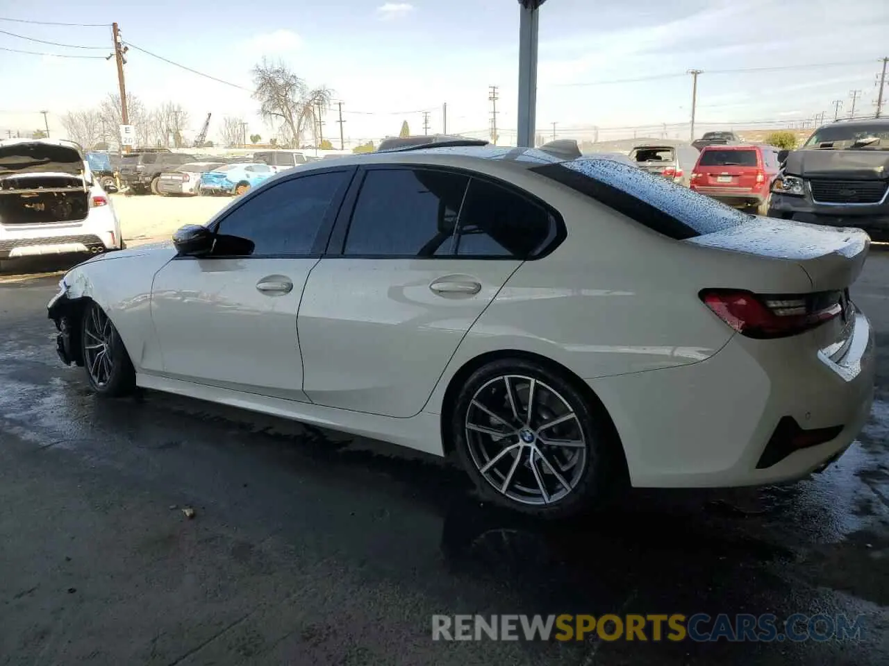 2 fotografías del automóvil dañado 3MW5R1J05L8B30878 BMW 3 SERIES 2020