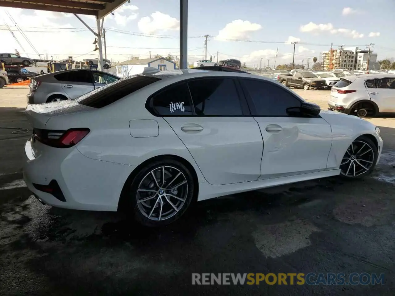 3 fotografías del automóvil dañado 3MW5R1J05L8B30878 BMW 3 SERIES 2020