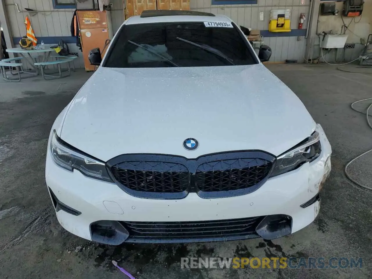5 fotografías del automóvil dañado 3MW5R1J05L8B30878 BMW 3 SERIES 2020