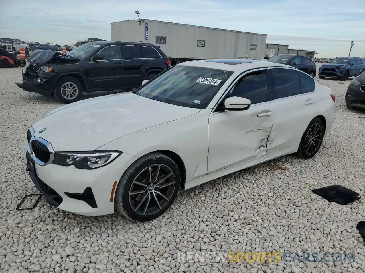 1 fotografías del automóvil dañado 3MW5R1J05L8B39063 BMW 3 SERIES 2020