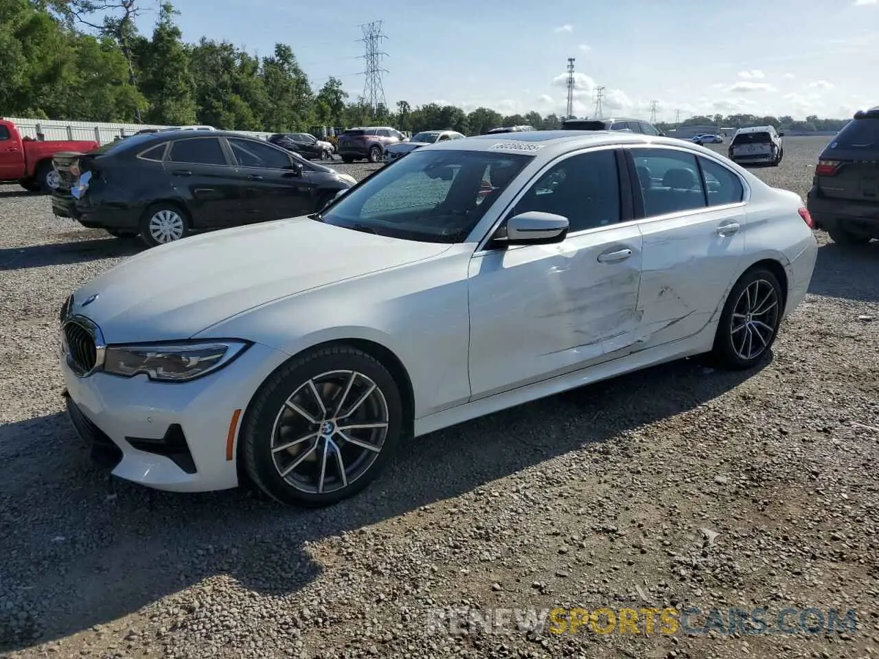 1 fotografías del automóvil dañado 3MW5R1J06L8B21946 BMW 3 SERIES 2020