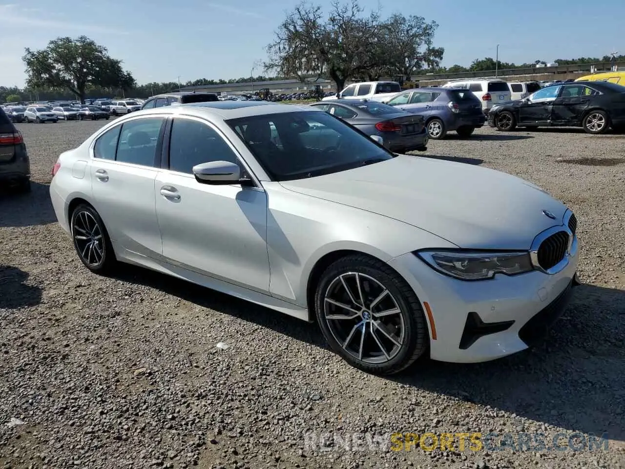 4 fotografías del automóvil dañado 3MW5R1J06L8B21946 BMW 3 SERIES 2020