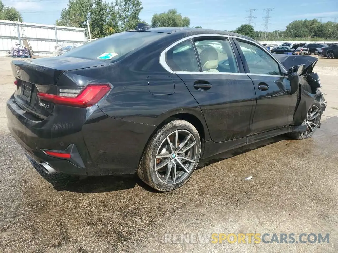 3 fotografías del automóvil dañado 3MW5R1J07L8B07473 BMW 3 SERIES 2020