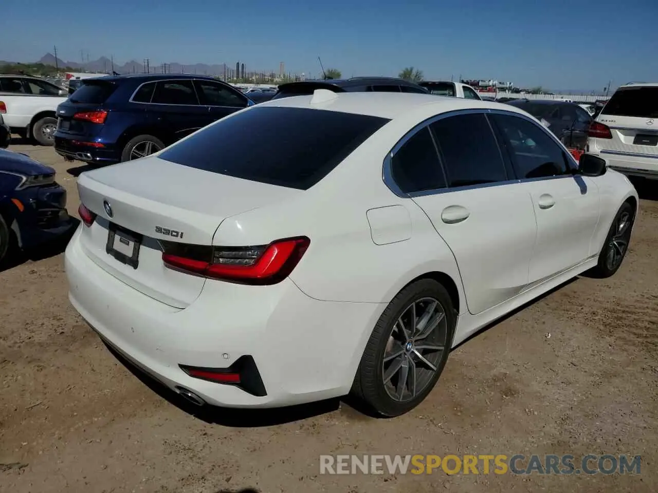 3 fotografías del automóvil dañado 3MW5R1J07L8B13967 BMW 3 SERIES 2020