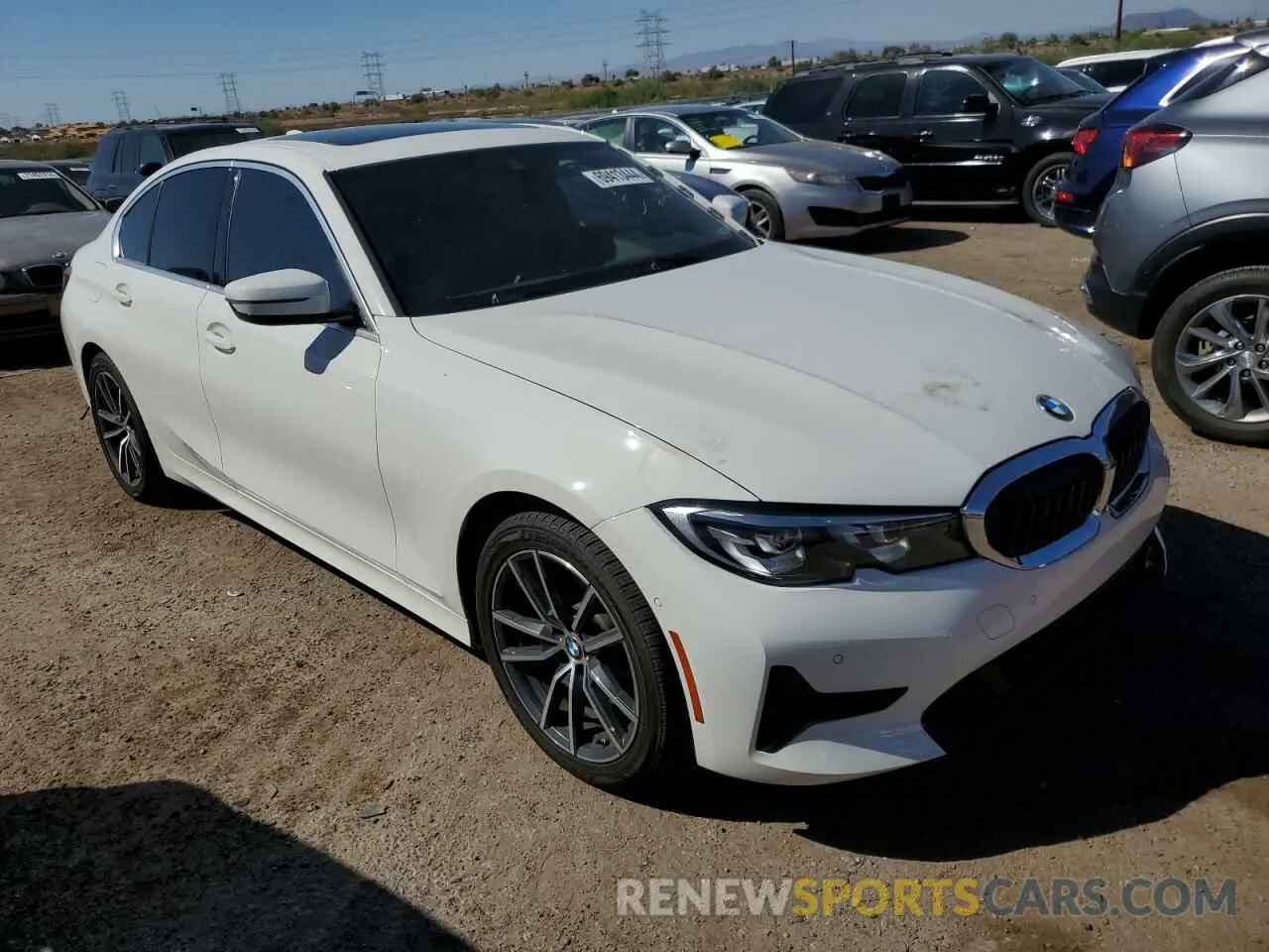 4 fotografías del automóvil dañado 3MW5R1J07L8B13967 BMW 3 SERIES 2020