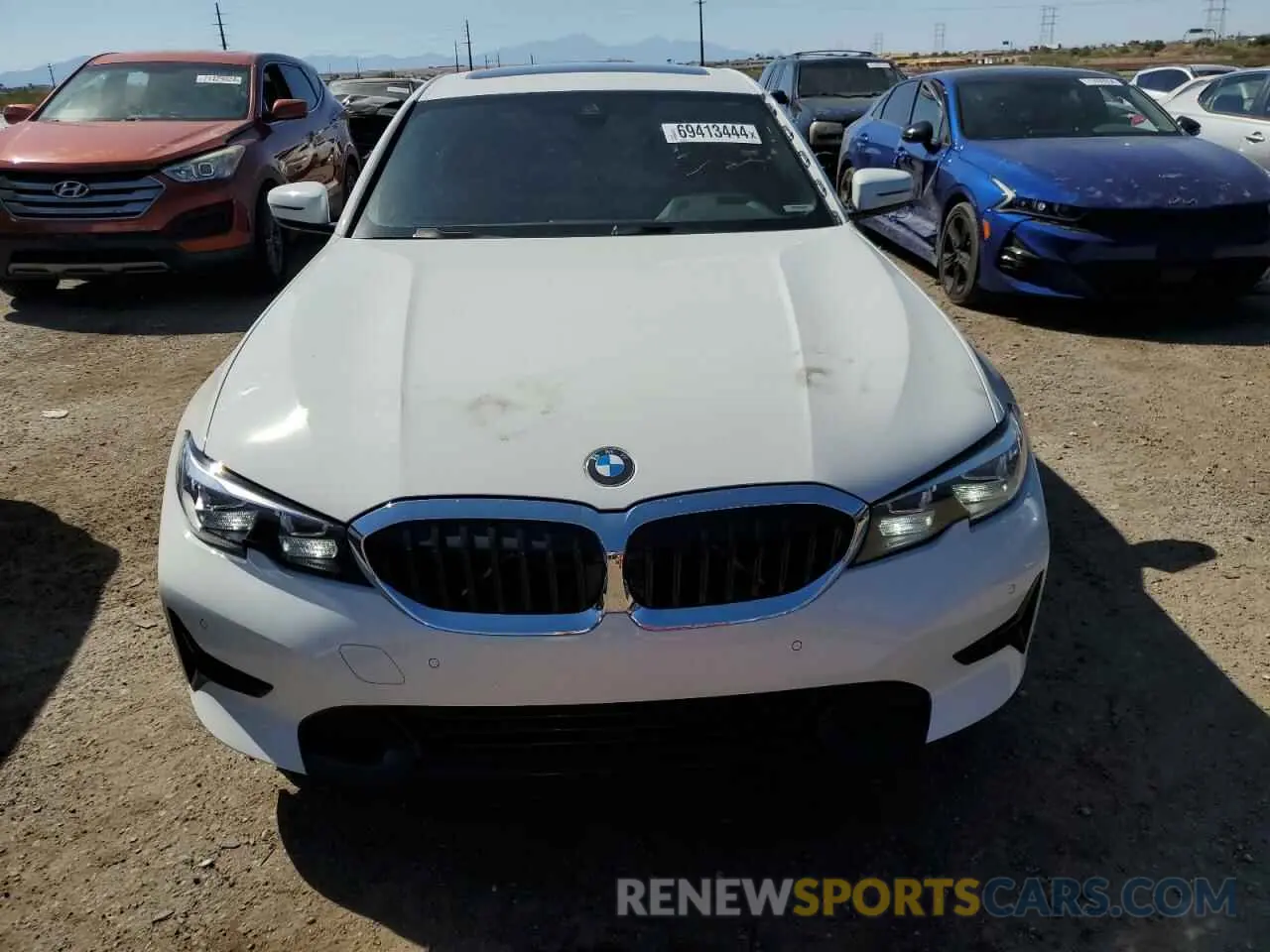 5 fotografías del automóvil dañado 3MW5R1J07L8B13967 BMW 3 SERIES 2020