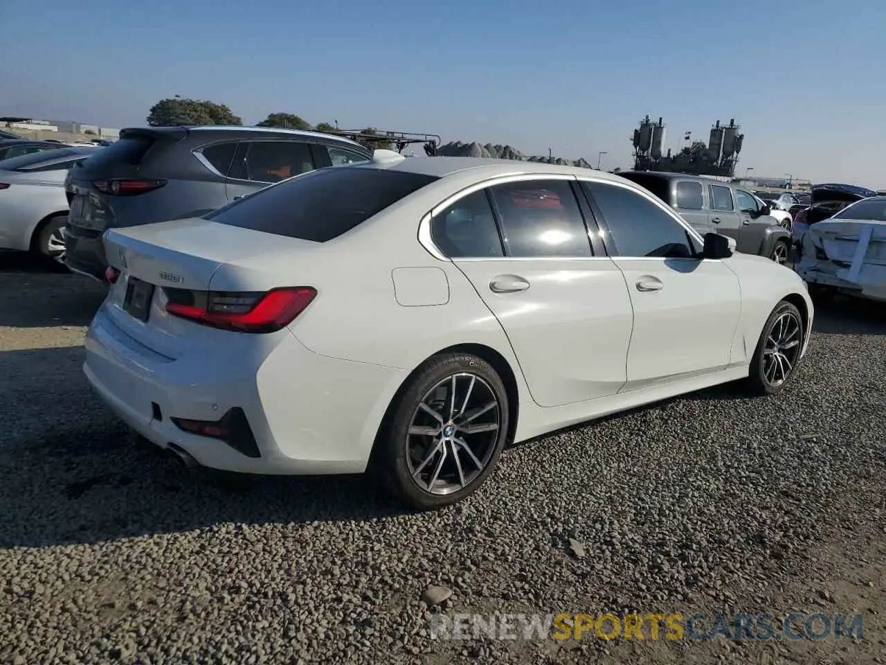3 fotografías del automóvil dañado 3MW5R1J07L8B16349 BMW 3 SERIES 2020