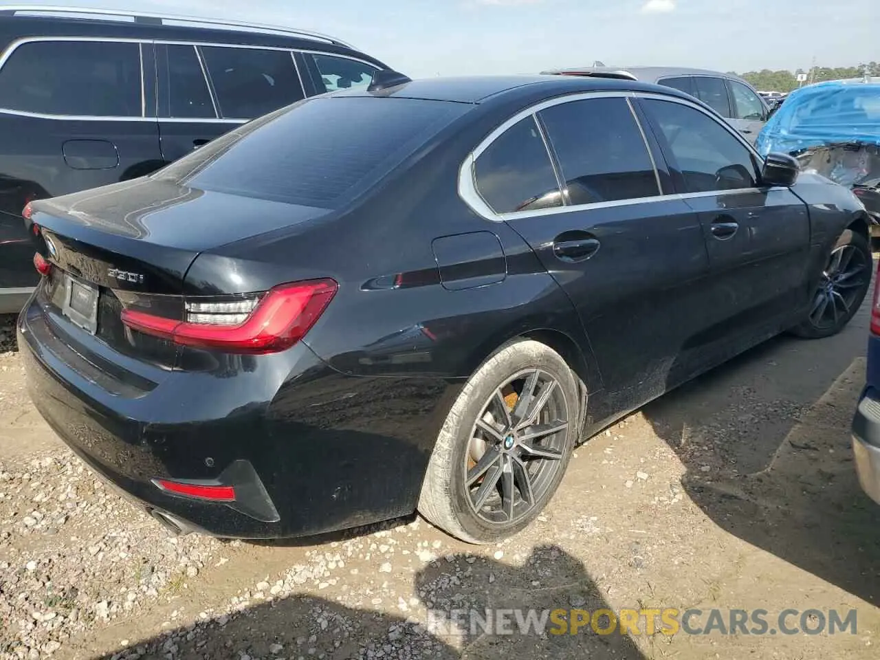 3 fotografías del automóvil dañado 3MW5R1J07L8B23382 BMW 3 SERIES 2020