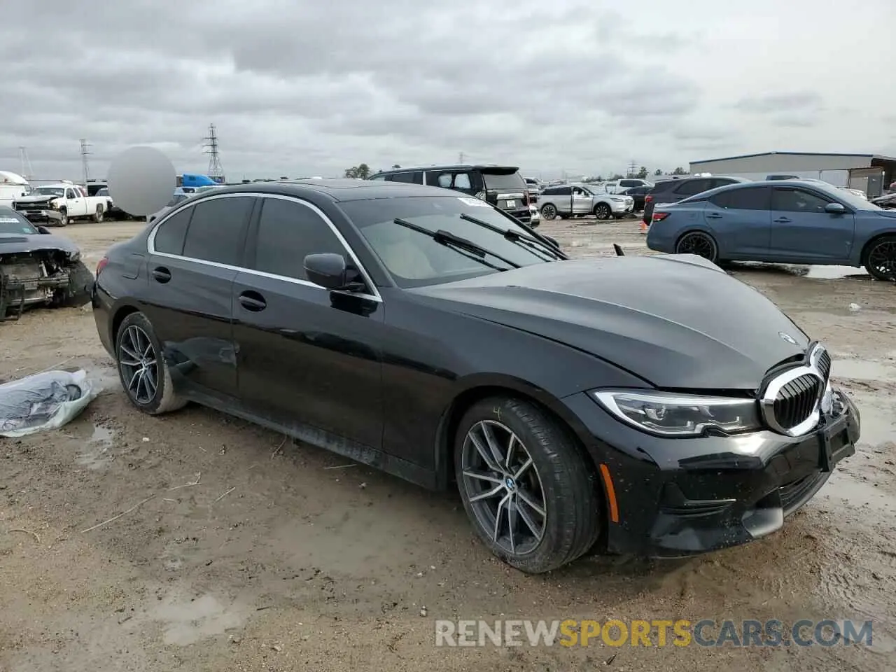 4 fotografías del automóvil dañado 3MW5R1J07L8B23382 BMW 3 SERIES 2020