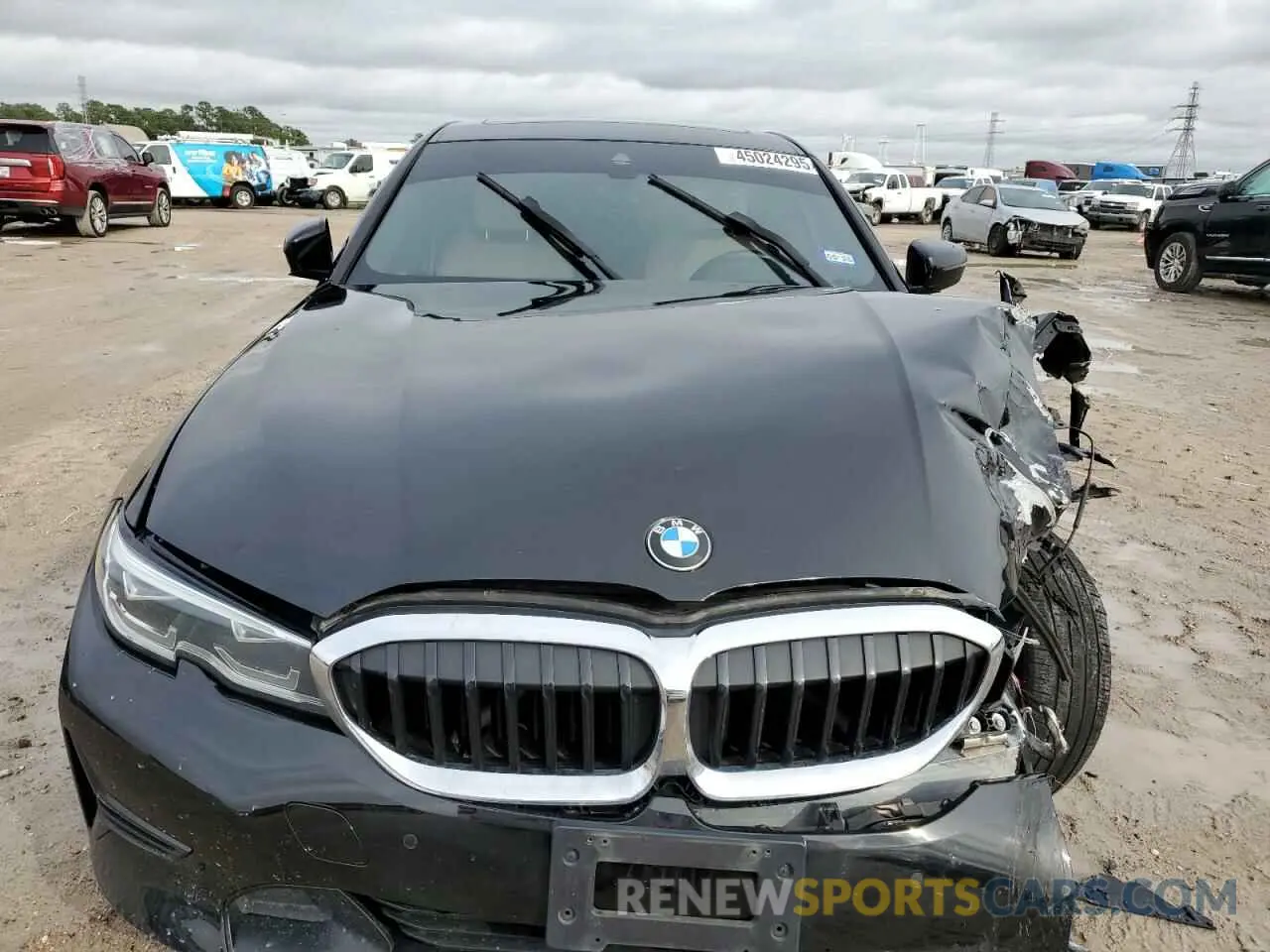 5 fotografías del automóvil dañado 3MW5R1J07L8B23382 BMW 3 SERIES 2020