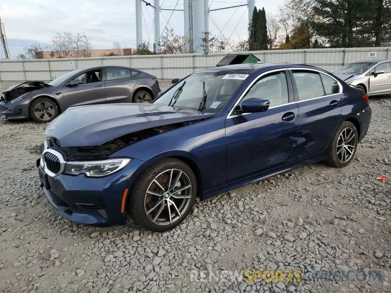 1 fotografías del automóvil dañado 3MW5R1J07L8B26735 BMW 3 SERIES 2020