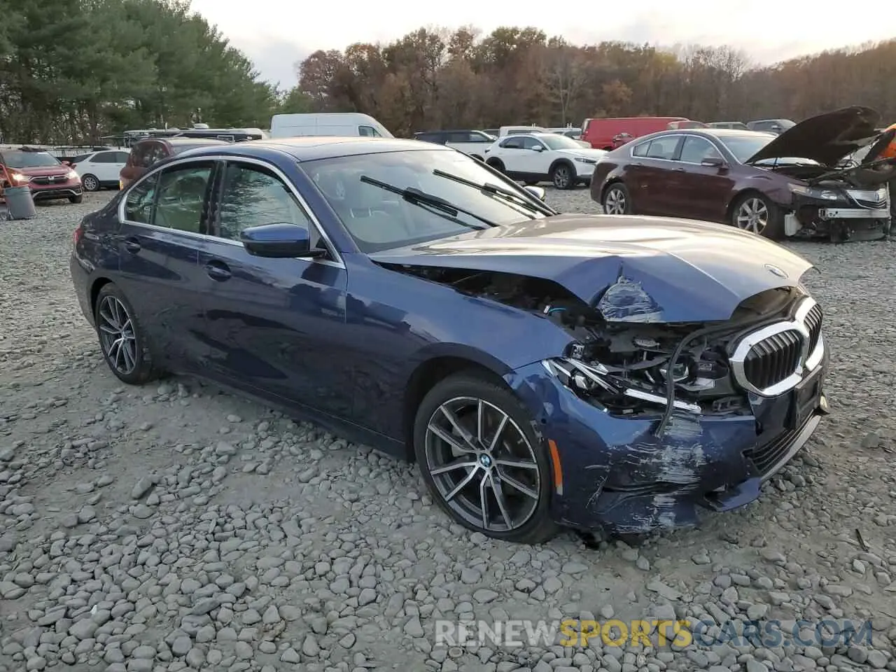 4 fotografías del automóvil dañado 3MW5R1J07L8B26735 BMW 3 SERIES 2020