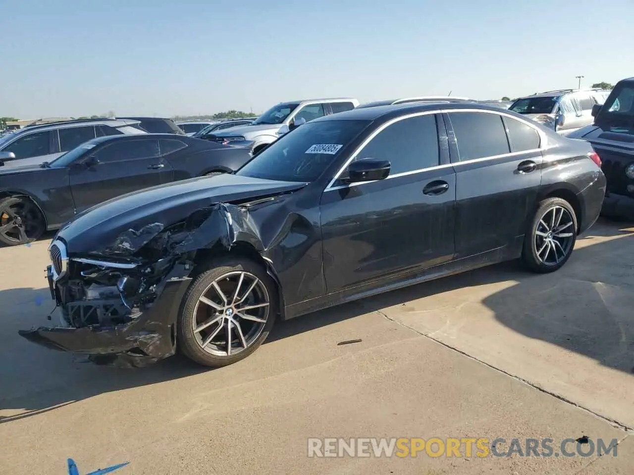 1 fotografías del automóvil dañado 3MW5R1J08L8B05599 BMW 3 SERIES 2020